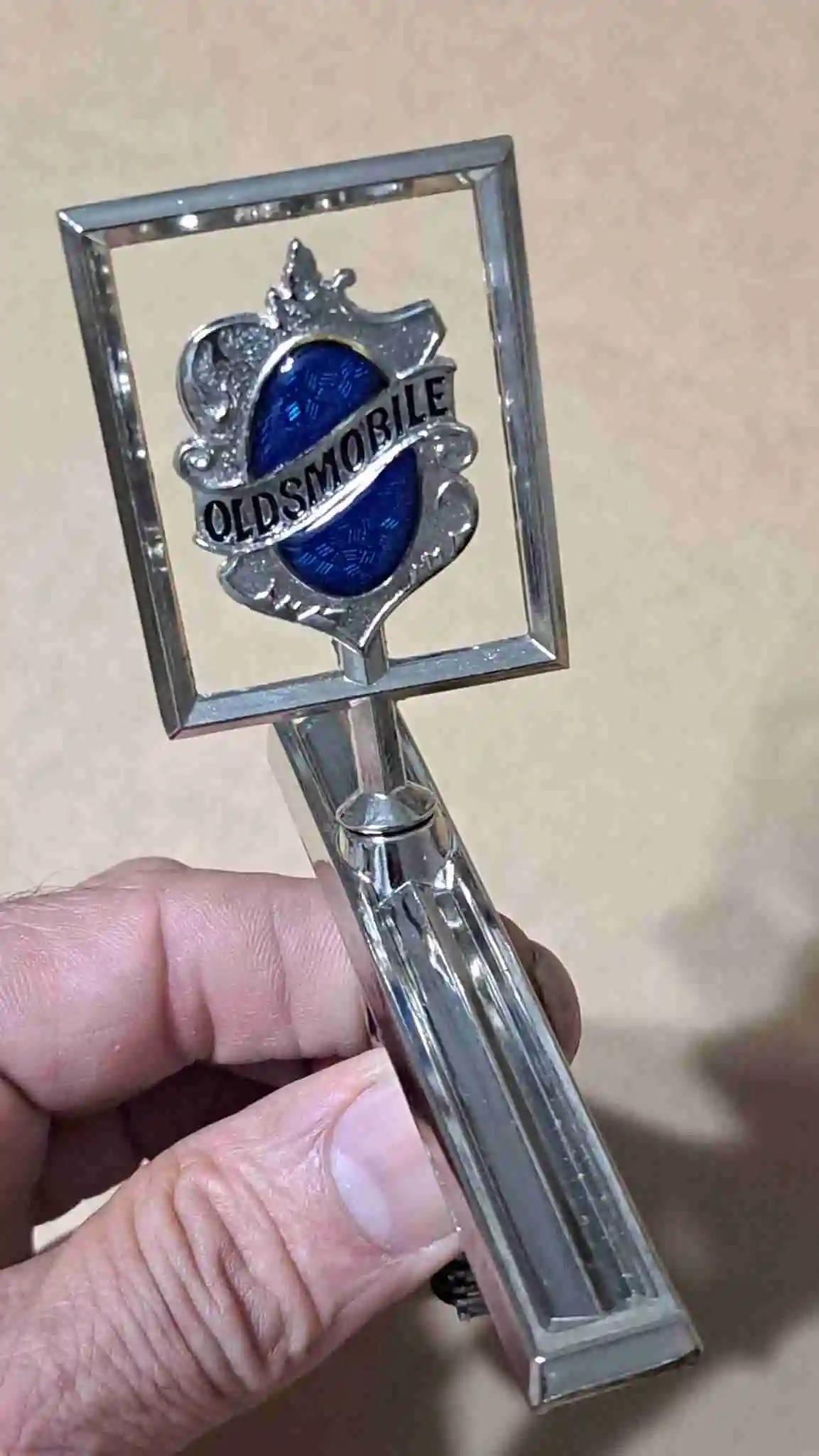 1981-1986 cutlass custom blue jewel header panel ornament