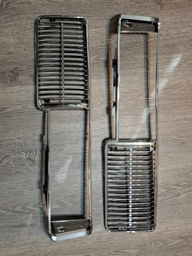 Euro Headlamp Bezel & Grille Set 1986-88 Oldsmobile Cutlass