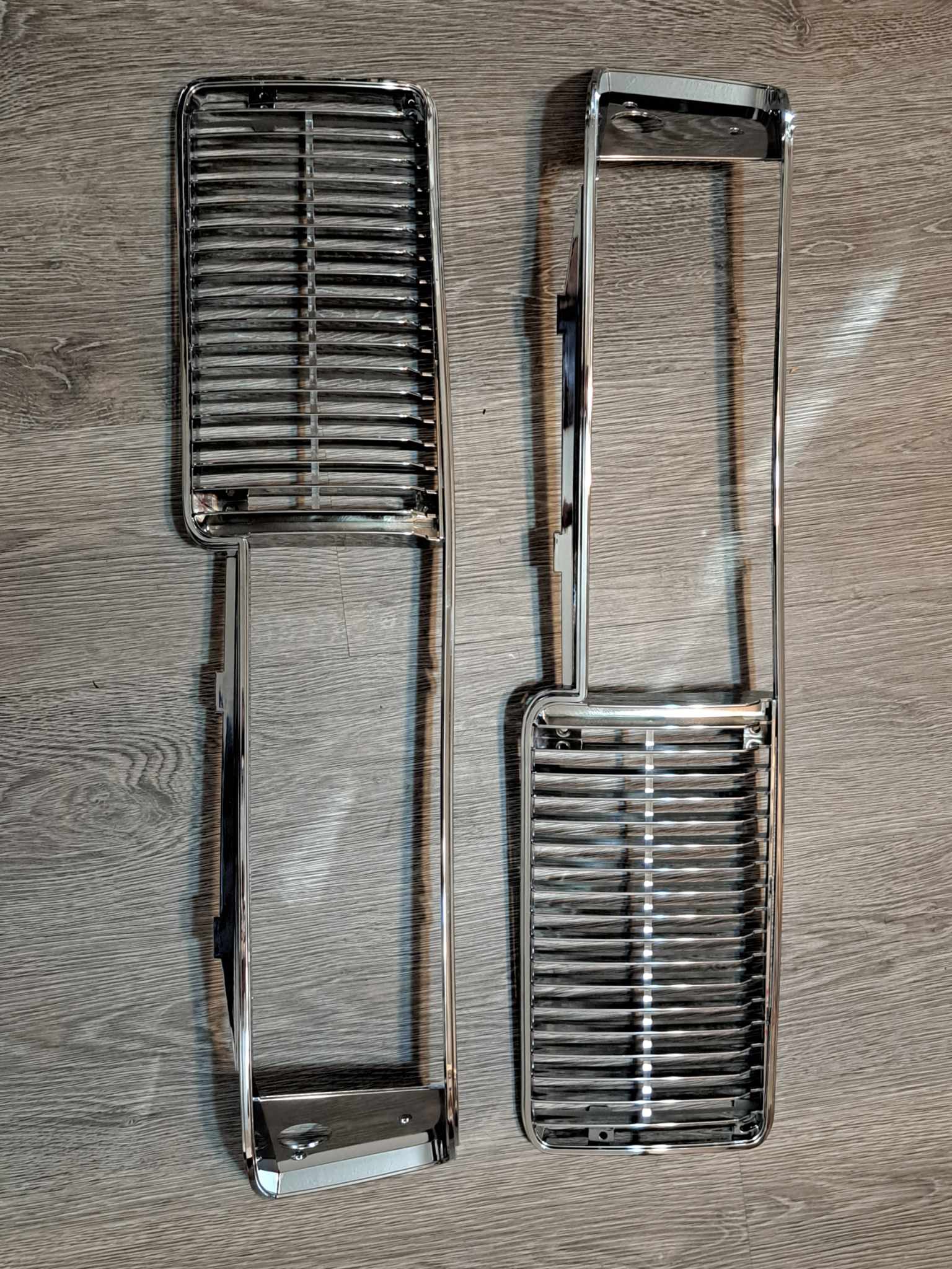 euro headlamp bezel grille set 1986-88 oldsmobile cutlass