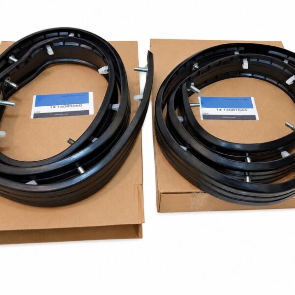 1986-1990 Chevrolet Caprice front rear bumper impact strip rubber cushion set