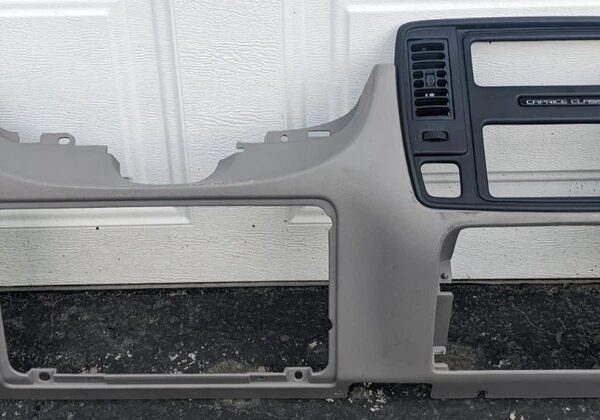94-96 Chevy Caprice Classic Impala SS lower dash radio bezel trim gray