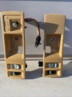 1991-1996 caprice impala ss roadmaster tan front door handle bezels