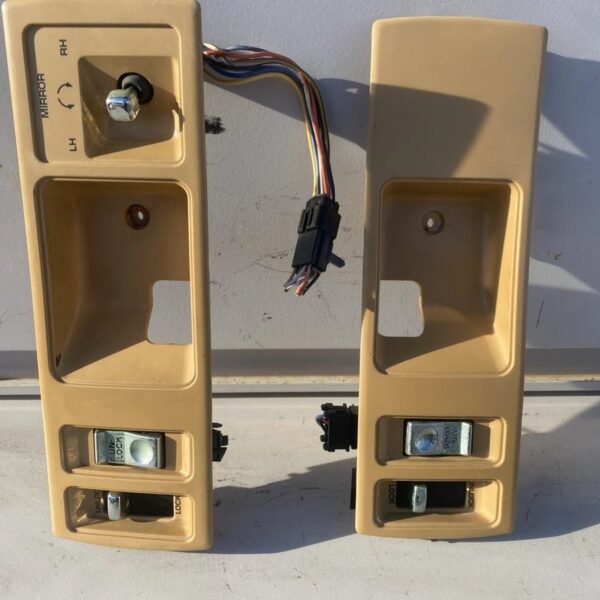 1991-1996 caprice impala ss roadmaster tan front door handle bezels