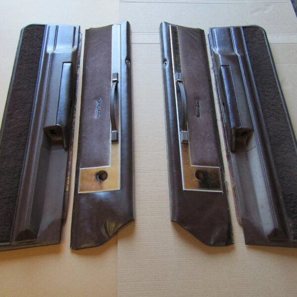 1981-1987 Oldsmobile Cutlass left and right upper and lower door panel set