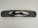 1991-1996 chevy caprice impala ss billet aluminum circle deer grill insert black