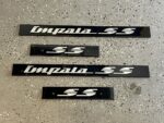 1994-1996 chevy impala ss billet aluminum door sills black custom engraved