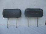 1994-1996 Chevy Impala SS gray leather front seat headrest set
