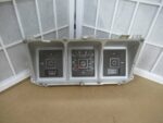 1976-1979 ford f-150 f-250 f-350 bronco silver black dash gauge cluster