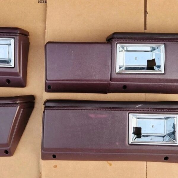 1977-1990 chevrolet caprice impala pontiac parisienne 4dr armrest base pad set