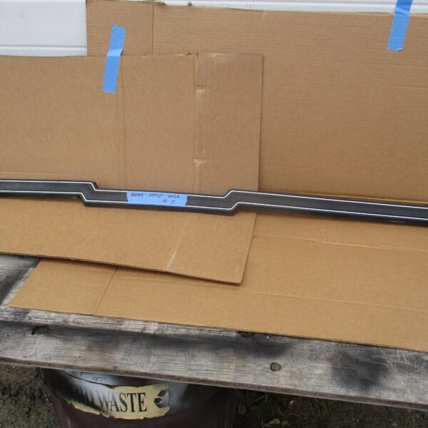 1984-1987 buick regal grand national t-type rear bumper strip