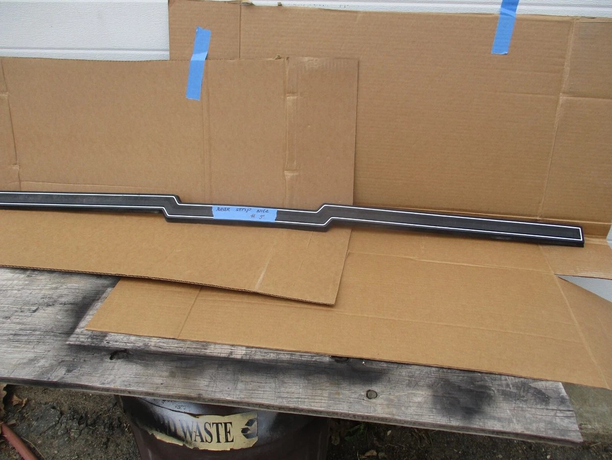 1984-1987 buick regal grand national t-type rear bumper strip