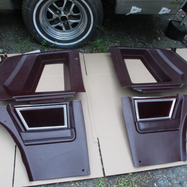 1984-1988 Oldsmobile Cutlass interior rear trim panels