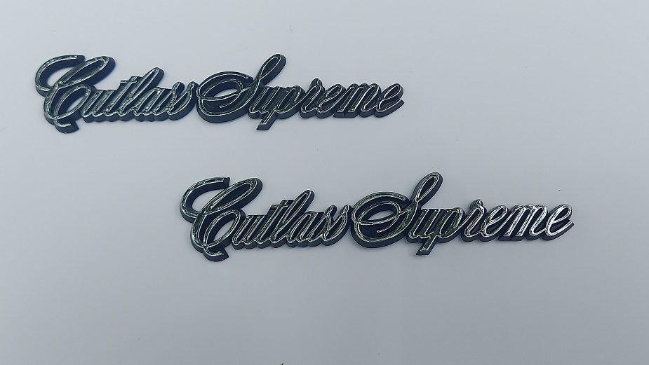 sail panel emblem set for 1978-1988 cutlass supreme