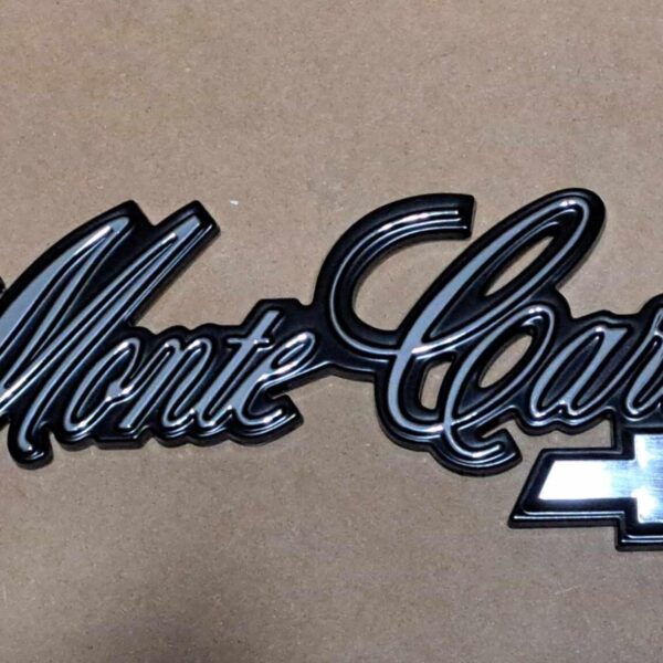 1978-1980 Monte Carlo trunk lid script emblem