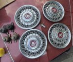 1980-1992 Cadillac Brougham hubcap set