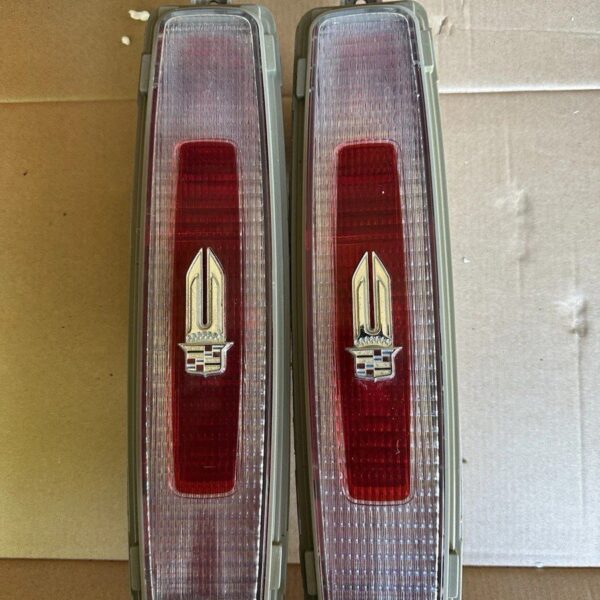 1990-1992 Cadillac Brougham OEM tail light lens set
