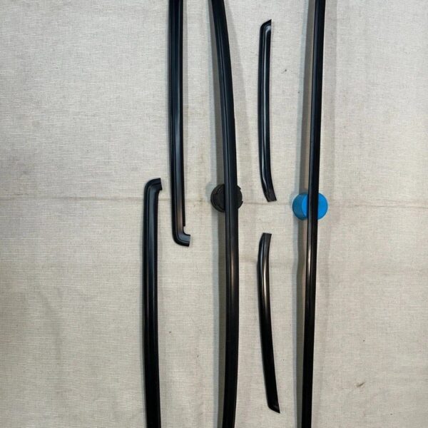1983-1988 Monte Carlo SS Regal GN black windshield rear glass molding set