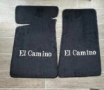 1978-1987 El Camino black floor mat set