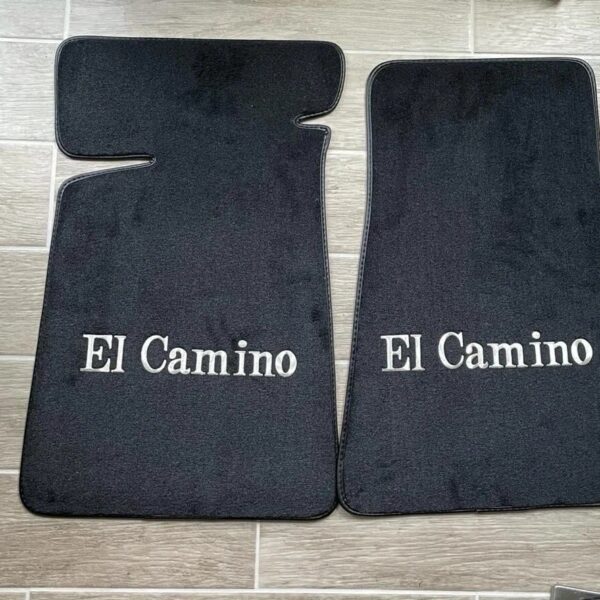 1978-1987 El Camino black floor mat set