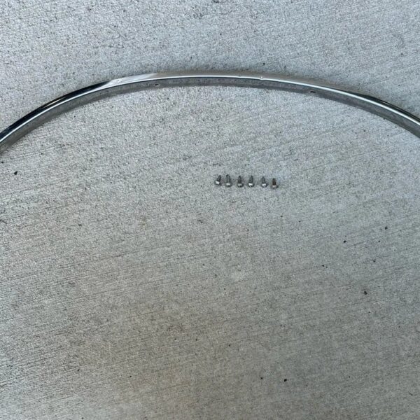 1986-1988 Monte Carlo LS right front fender chrome trim molding