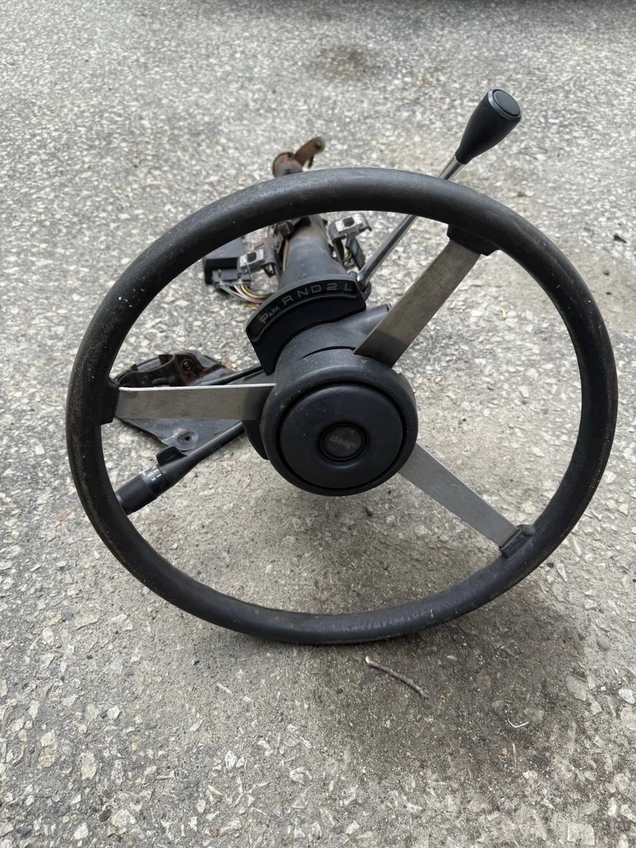 Jeep Wrangler YJ tilt steering column gray automatic OEM