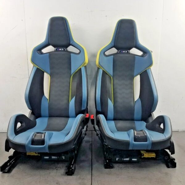 2024 BMW M3 xDrive G80 OEM carbon bucket heated cooled seat set
