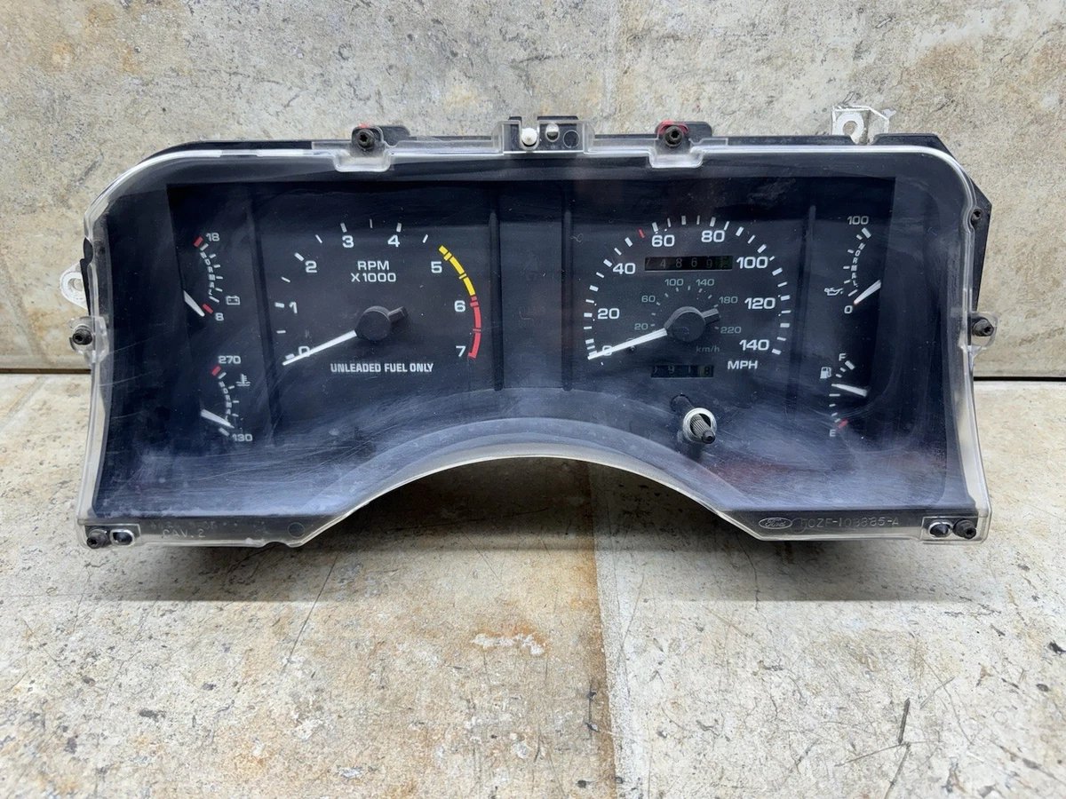 1990-1993 Mustang GT dash instrument cluster