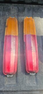 1980-1989 Cadillac Fleetwood Brougham European amber red tail lights set