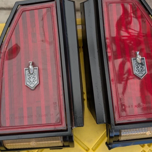 1983-1986 Monte Carlo SS tail lights set black