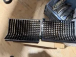 1982-86 Cutlass Hurst Olds 442 chrome and black grills NOS pair