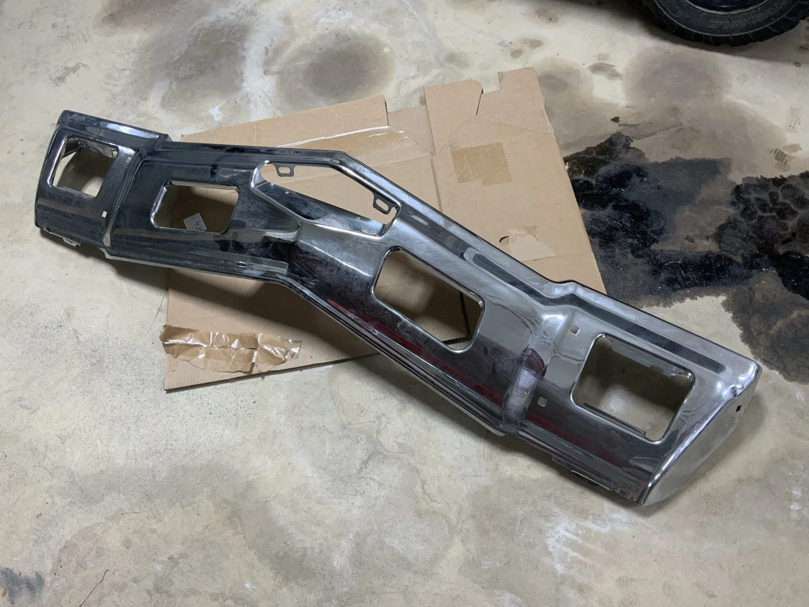 1970 Cutlass 442 chrome front bumper