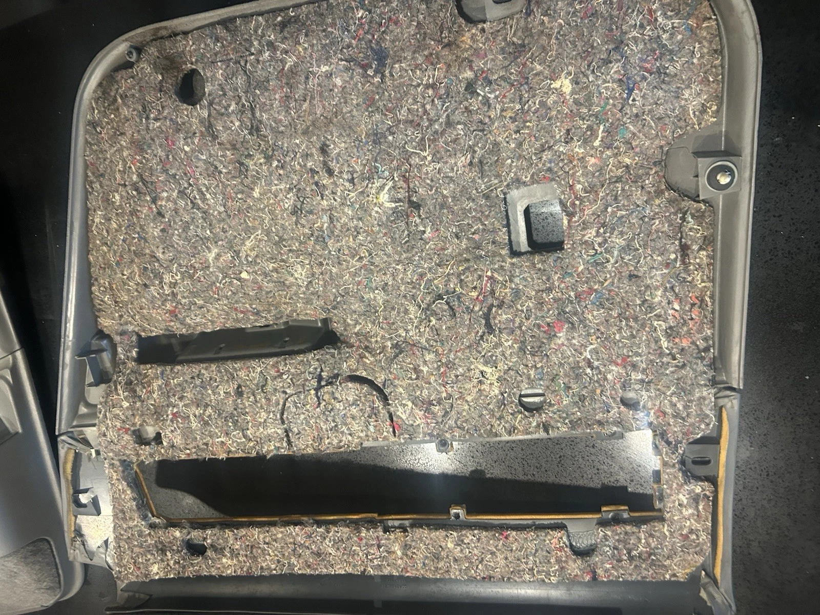 1994-1996 Impala SS LH rear gray door panel assembly
