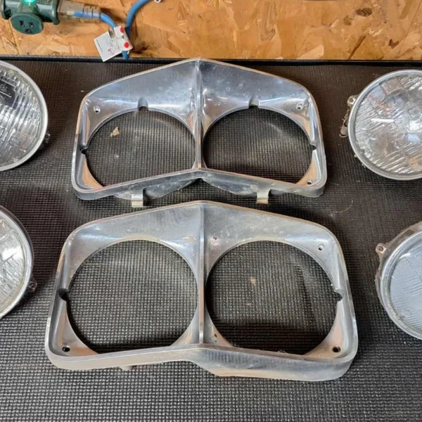 1970 Chevy Impala Bel Air Biscayne Caprice headlight bezels