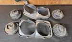 1970 Chevy Impala Bel Air Biscayne Caprice headlight bezels