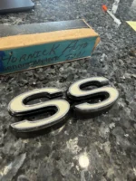 1973 Chevelle Malibu SS rear tail finish panel emblem