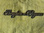 90-92 Cadillac Fleetwood Brougham D'Elegance Quarter Panel Emblem Name Plate