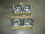 1974 Cadillac DeVille headlight panels with bezels