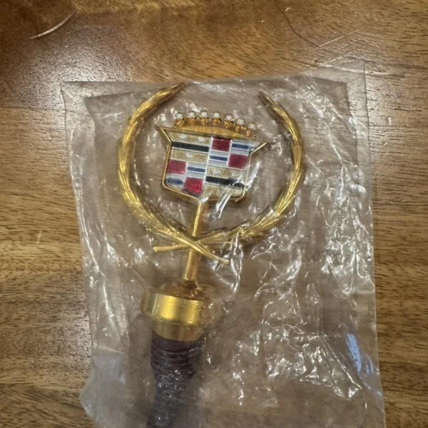 1980-1992 Cadillac Brougham DeVille Fleetwood gold hood ornament