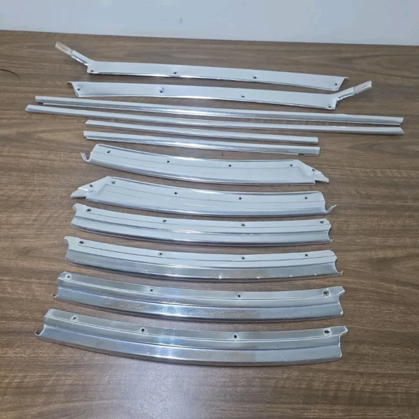 1980-1986 Fleetwood Brougham chrome roof pillar trim moldings