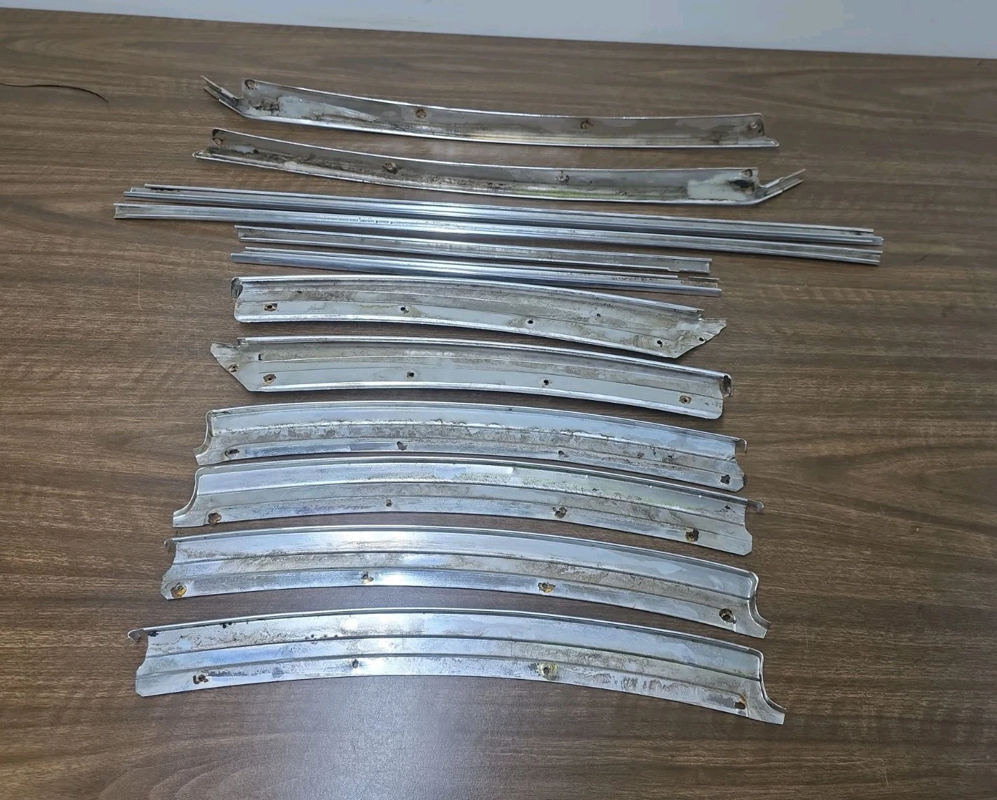 1980-1986 Fleetwood Brougham chrome roof pillar trim moldings