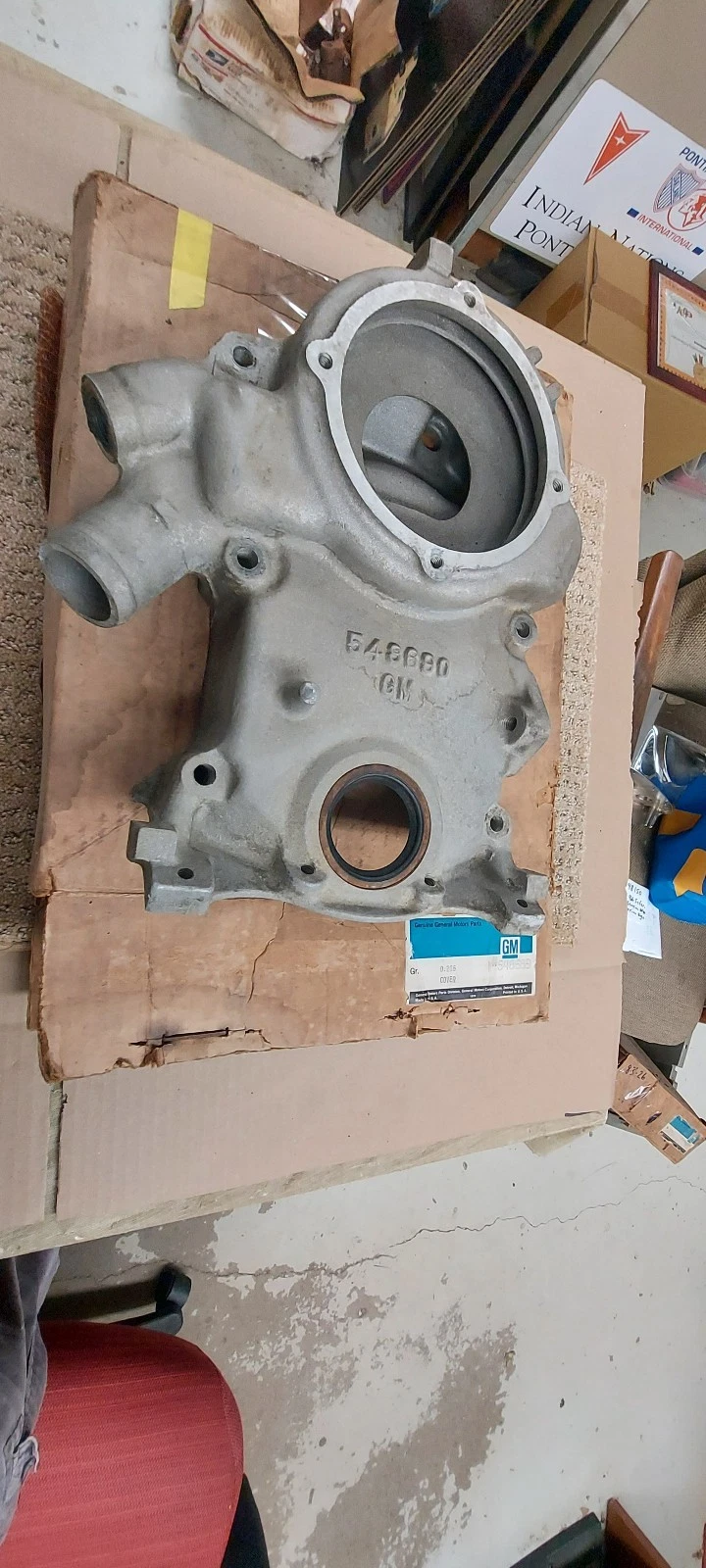 1963 Pontiac timing chain cover NOS