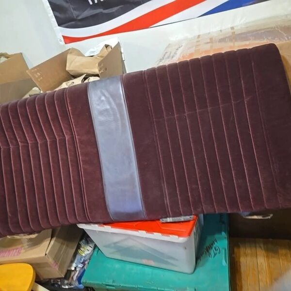 1978-1988 Gbody REAR SEAT UPPER SECTION  BURGUNDY
$175