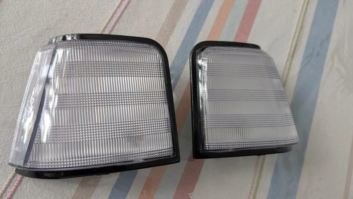 87-88 Cutlass Supreme Calais 442 euro clear black marker lights lens set