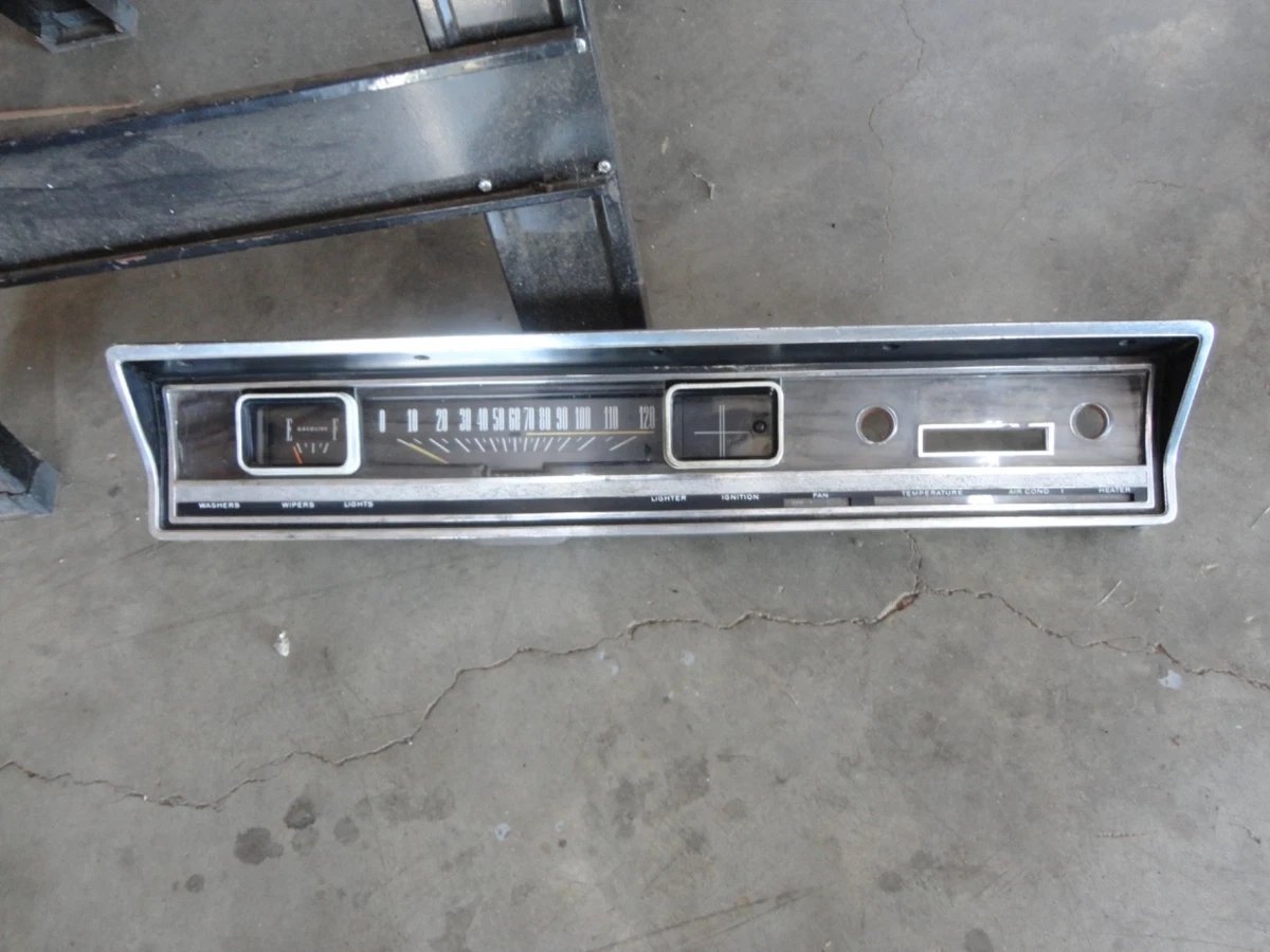 1967 Ford Fairlane instrument cluster