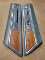 1976 Buick Electra Custom Limited 225 left right upper door panel blue