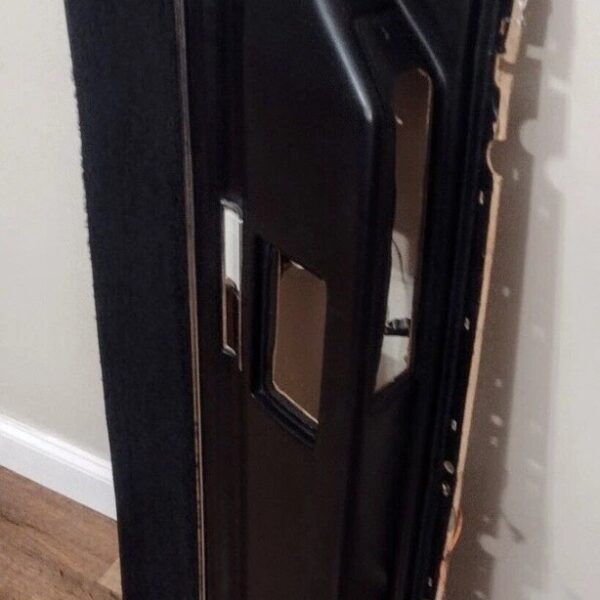 1970 Cadillac black lower door trim pad armrest panel passenger side