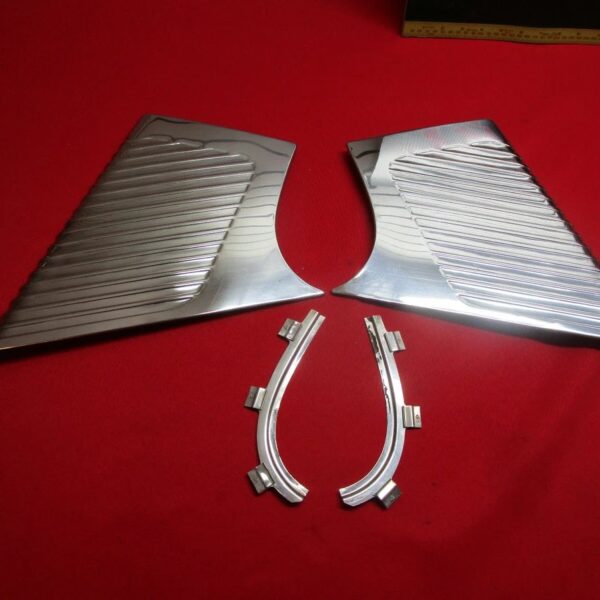 1958 Bel Air 2 door hardtop sport coupe sail panel trim C pillar molding
